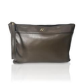 9001161 ტყავის კოსმეტიკის ჩანთა DARK BEIGE MARFA