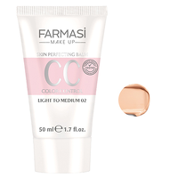 FARMASI
CC CREAM 02 LIGHT TO MEDIUM
ბუნებრივი დაფარვა • ტონის კორექცია • SPF 15
