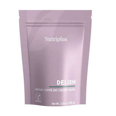 NUTRIPLUS DELISH ხსნადი ყავისა და ვარდკაჭაჭას ნაზავი