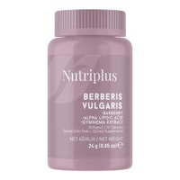 Nutriplus BERBERIS VULGARIS - სისხლში შაქრისა და ქოლესტერინის ბუნებრივი კონტროლი ბერბერინით, ქრომითა და გიმნემათი, 30 კაფსულა