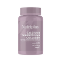 Nutriplus CALCIUM & MAGNESIUM & COLLAGEN ძვლების, სახსრების და კბილების სრული დაცვა — კალციუმი, მაგნიუმი და II ტიპის კოლაგენი 30 აბი