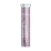 Nutriplus ELDERBERRY + C + ZINC იმუნიტეტის ბუნებრივი გამაძლიერებელი შავი ანწლით, ვიტამინ C-ით და თუთიით, 15 შუშხუნა აბი