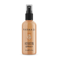 Farmasi KERATIN THERAPY სპრეი თმის აღმდგენი სპრეი — კერატინი და ამინომჟავები, მყისიერი ბზინვარება და დამორჩილება, ჩამობანის გარეშე 115 მლ